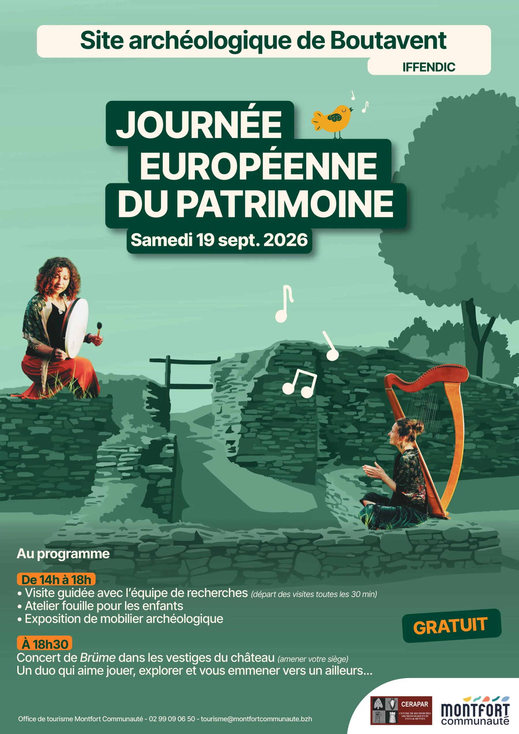 Journées du Patrimoine : archéologie au Domaine de Boutavent