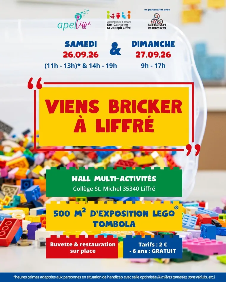 Expo de légo 2026 à Liffré, alentours de Rennes