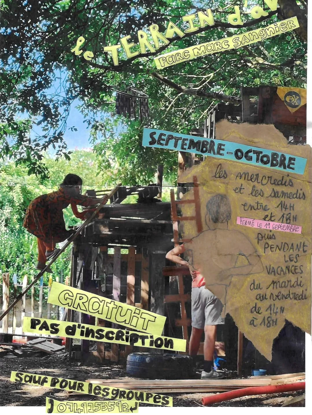 Sortie enfant - Rennes - terrain d'aventure