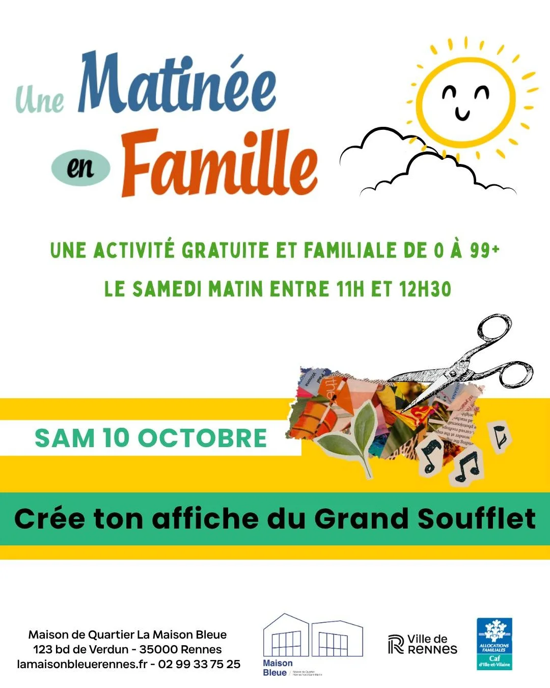 Crée ton affiche du Grand Soufflet – Matinée en famille