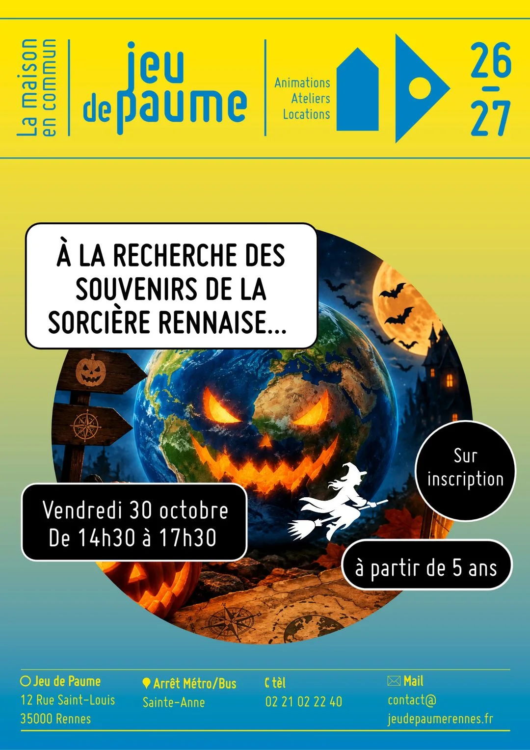 Halloween à Rennes : à la recherche des souvenirs de la sorcière rennaise