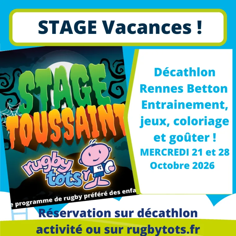 Mini stage RUGBYTOTS pour les 4 à 7 ans
