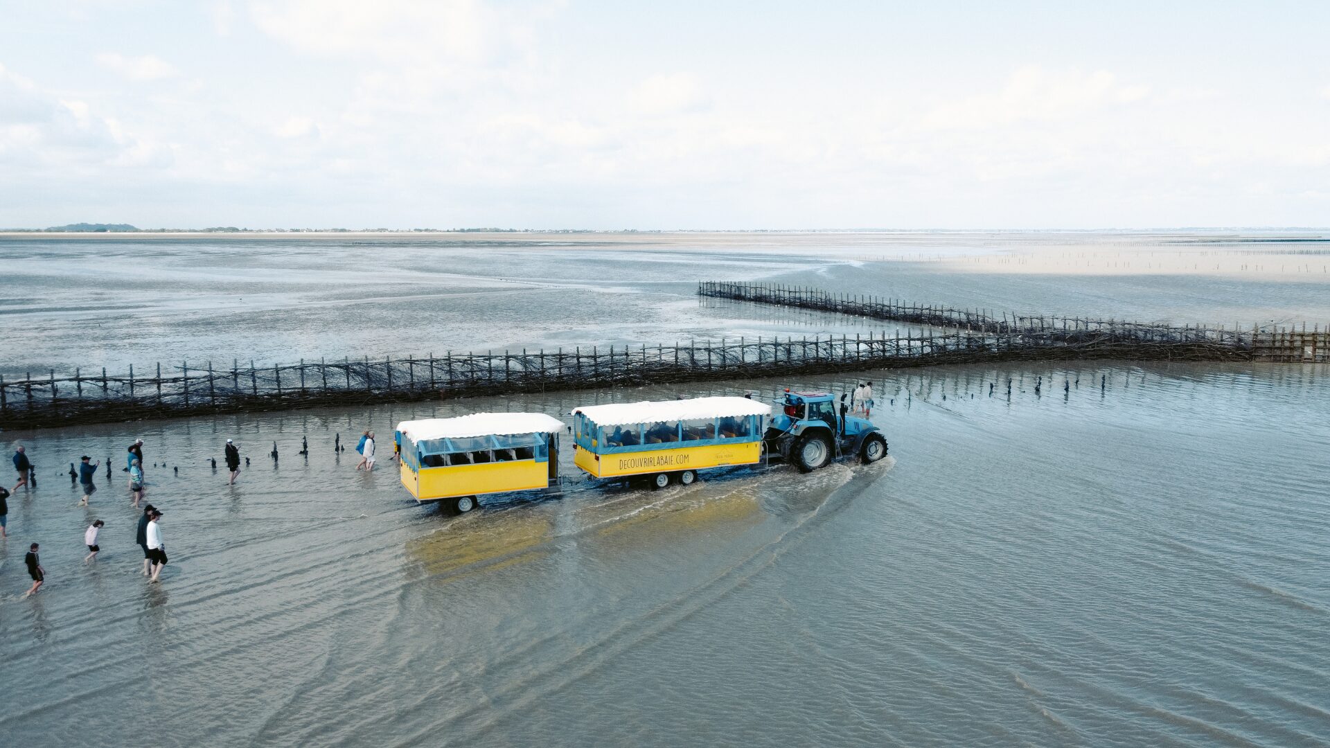 Le petit train marin baie du mont saint michel